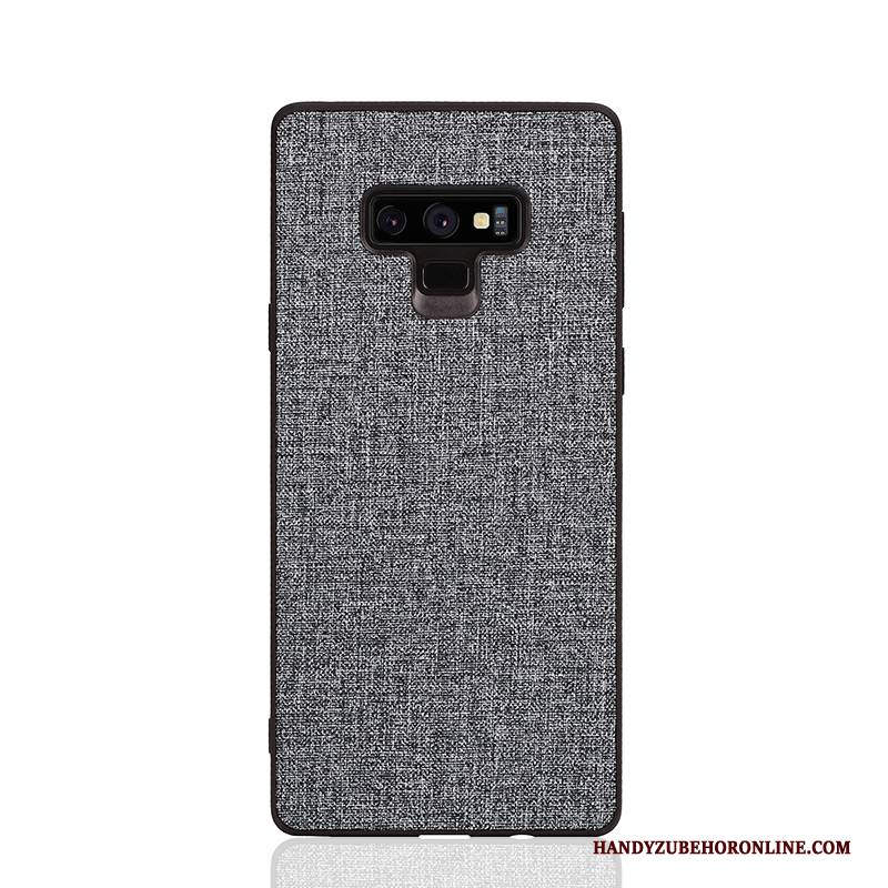 Hülle Samsung Galaxy Note 9 Kreativ Handyhüllen Schwer, Case Samsung Galaxy Note 9 Taschen Nubuck Anti-sturz