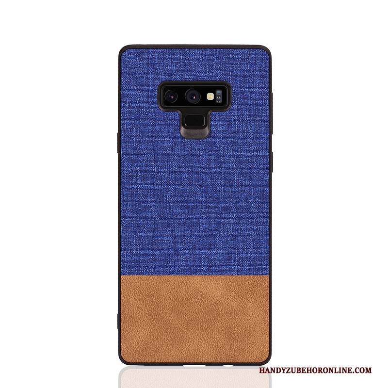 Hülle Samsung Galaxy Note 9 Kreativ Handyhüllen Schwer, Case Samsung Galaxy Note 9 Taschen Nubuck Anti-sturz