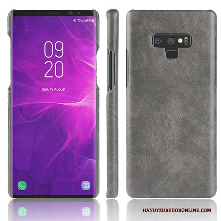 Hülle Samsung Galaxy Note 9 Leder Qualität Muster, Case Samsung Galaxy Note 9 Retro Schwer Anti-sturz