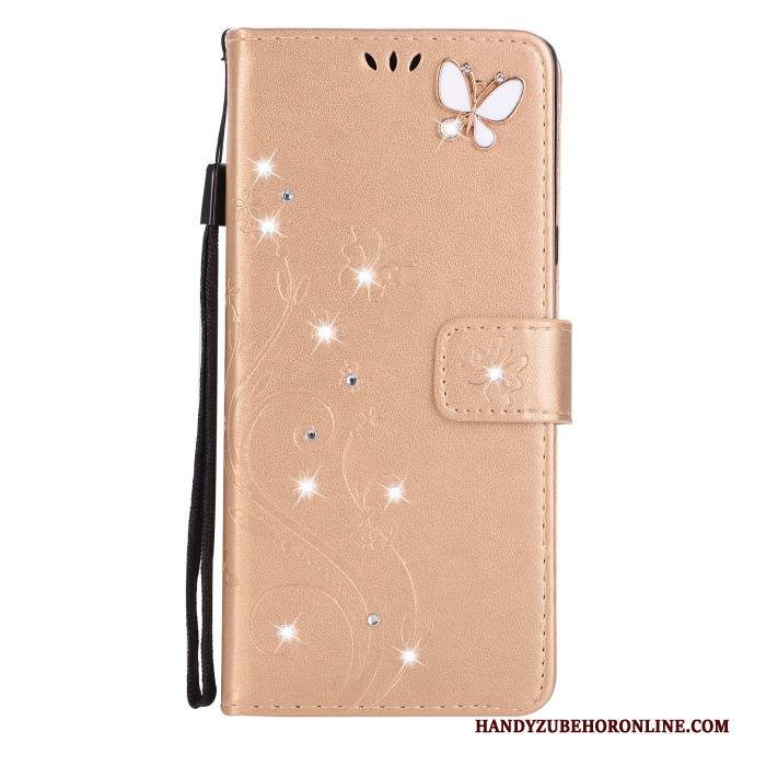 Hülle Samsung Galaxy Note 9 Lederhülle Anti-sturz Lichtfarbe, Case Samsung Galaxy Note 9 Folio Hängende Verzierungen Handyhüllen