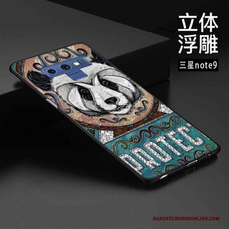 Hülle Samsung Galaxy Note 9 Prägung Angepasst Chinesische Art, Case Samsung Galaxy Note 9 Schutz Handyhüllen