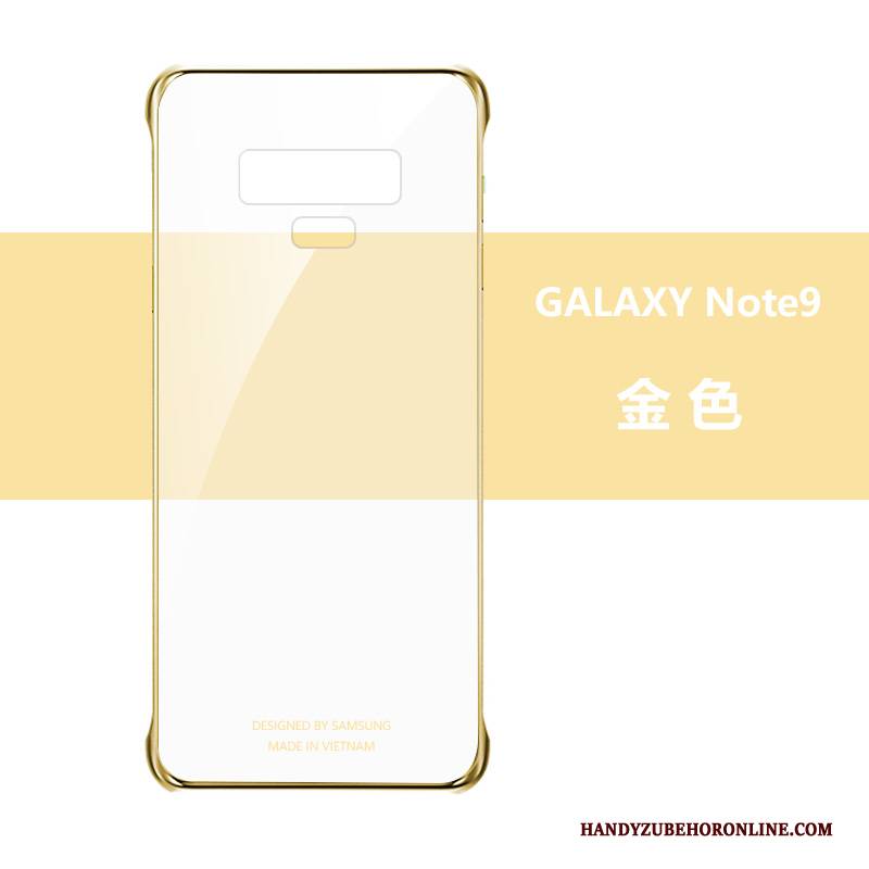 Hülle Samsung Galaxy Note 9 Rot Schlank, Case Samsung Galaxy Note 9 Anti-sturz Transparent