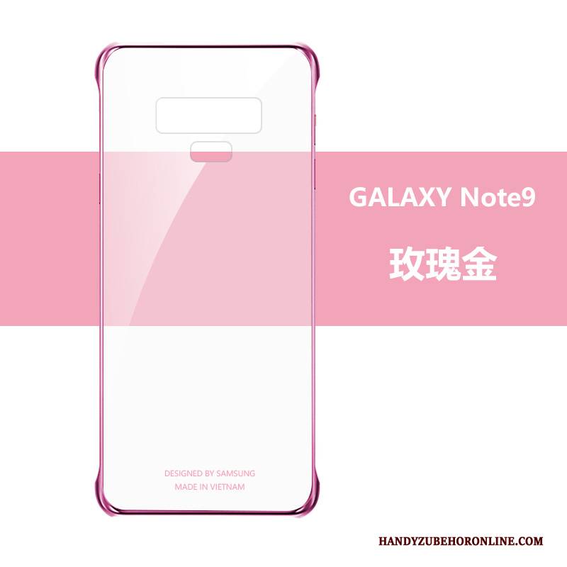 Hülle Samsung Galaxy Note 9 Rot Schlank, Case Samsung Galaxy Note 9 Anti-sturz Transparent