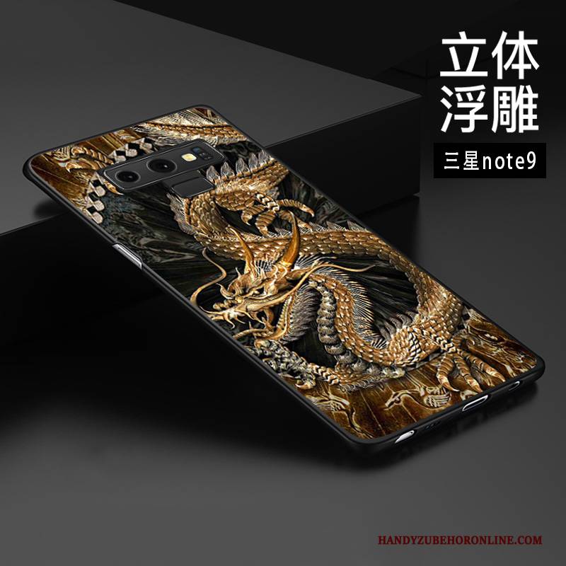 Hülle Samsung Galaxy Note 9 Schutz Chinesische Art Anti-sturz, Case Samsung Galaxy Note 9 Prägung Handyhüllen Trend