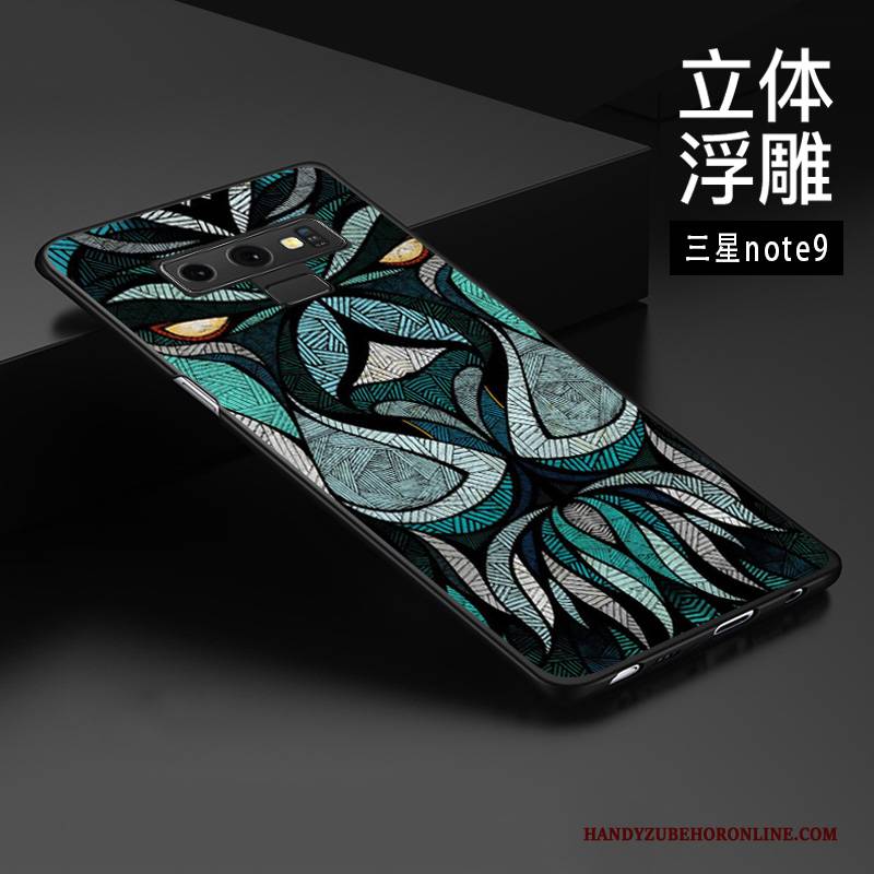 Hülle Samsung Galaxy Note 9 Schutz Chinesische Art Anti-sturz, Case Samsung Galaxy Note 9 Prägung Handyhüllen Trend