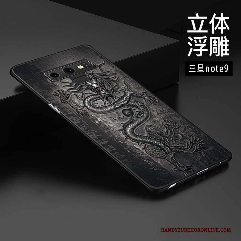 Hülle Samsung Galaxy Note 9 Schutz Chinesische Art Anti-sturz, Case Samsung Galaxy Note 9 Prägung Handyhüllen Trend