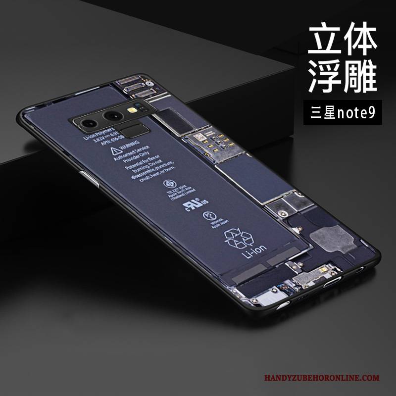 Hülle Samsung Galaxy Note 9 Schutz Chinesische Art Anti-sturz, Case Samsung Galaxy Note 9 Prägung Handyhüllen Trend