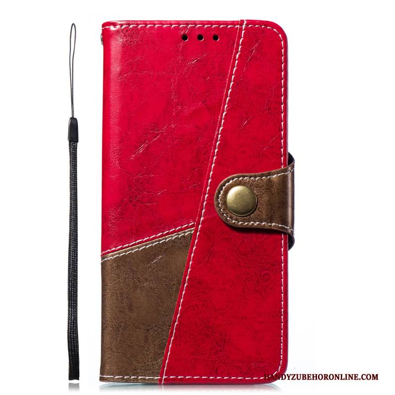 Hülle Samsung Galaxy Note 9 Schutz Neu Rot, Case Samsung Galaxy Note 9 Folio Handyhüllen