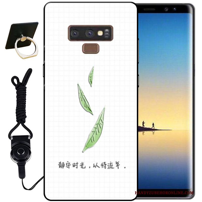 Hülle Samsung Galaxy Note 9 Silikon Tinte Handyhüllen, Case Samsung Galaxy Note 9 Schutz Schwarz Dreidimensional