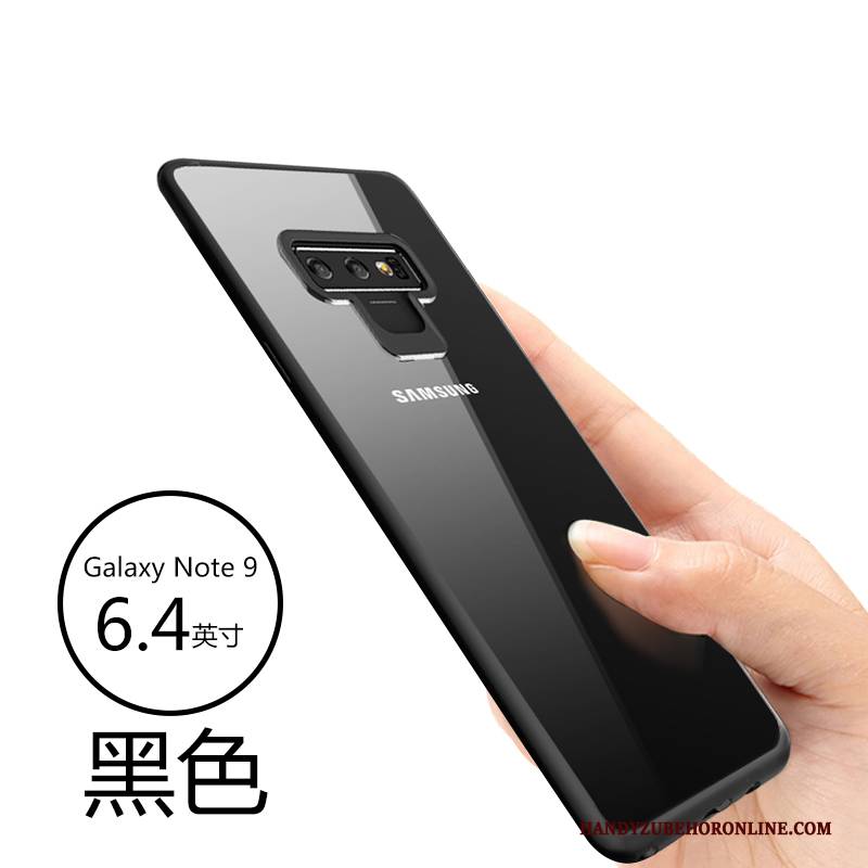 Hülle Samsung Galaxy Note 9 Taschen Persönlichkeit Handyhüllen, Case Samsung Galaxy Note 9 Schutz Rot Transparent