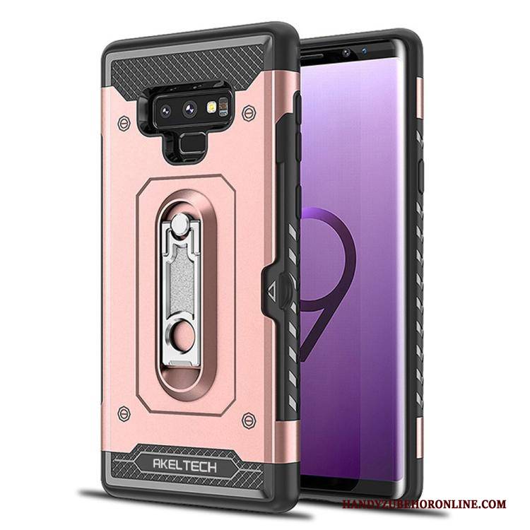 Hülle Samsung Galaxy Note 9 Weiche Handyhüllen Trend, Case Samsung Galaxy Note 9 Halterung Grün Anti-sturz