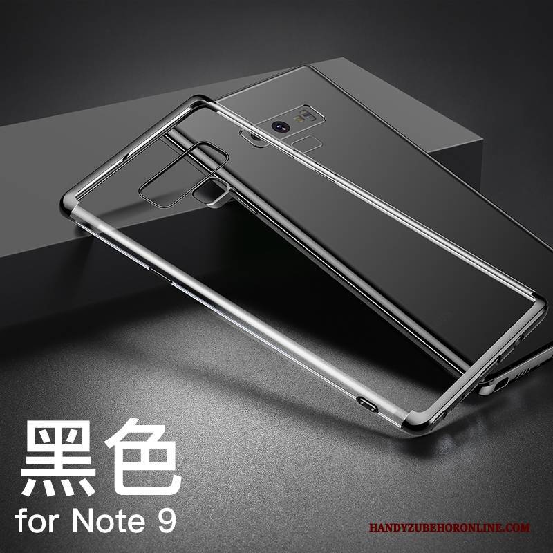 Hülle Samsung Galaxy Note 9 Weiche Überzug Handyhüllen, Case Samsung Galaxy Note 9 Kreativ Blau Transparent