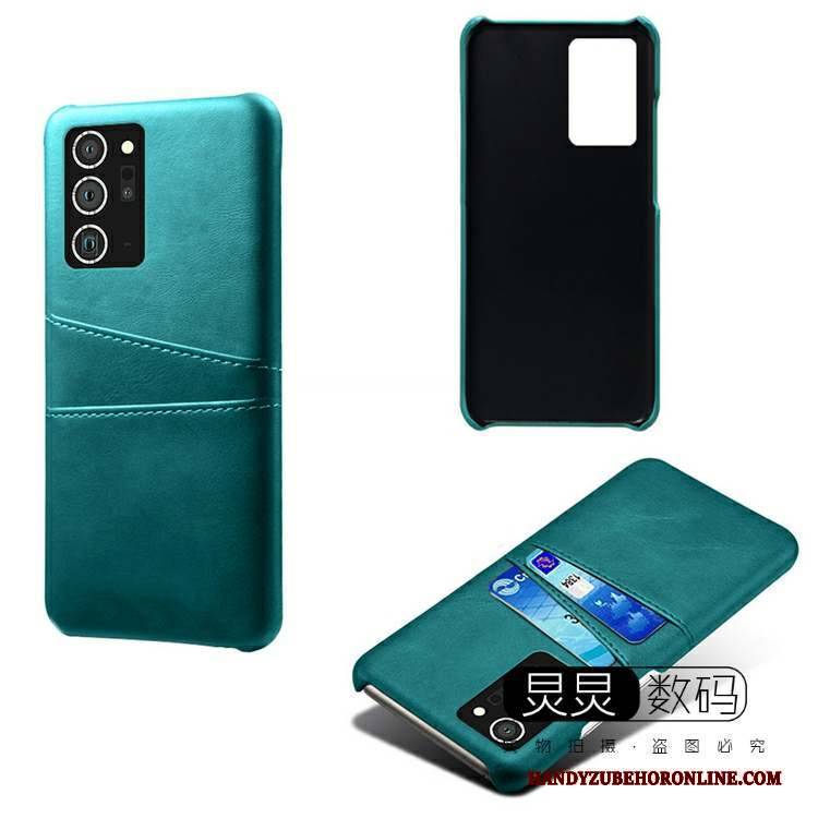 Hülle Samsung Galaxy Note20 Retro Handyhüllen Gelb, Case Samsung Galaxy Note20 Lederhülle Karte