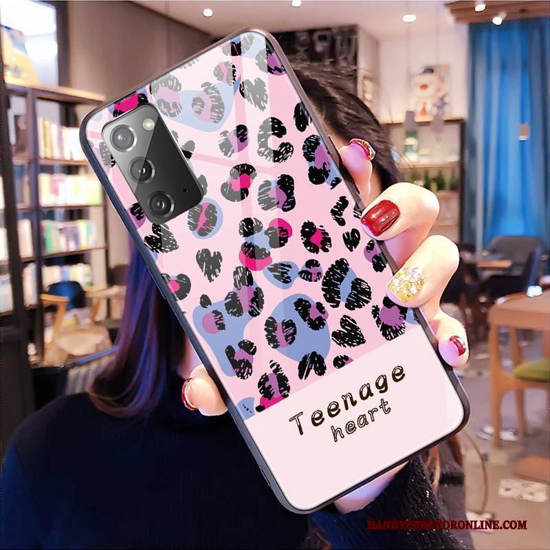 Hülle Samsung Galaxy Note20 Taschen Angepasst Handyhüllen, Case Samsung Galaxy Note20 Schutz Rosa Trendmarke