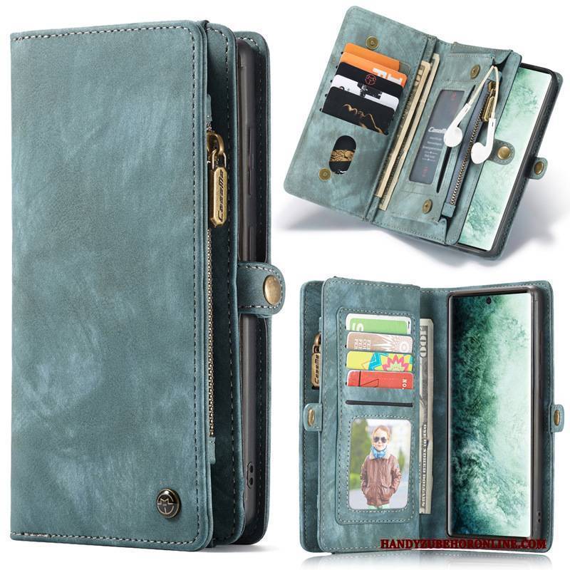 Hülle Samsung Galaxy Note20 Taschen Weinrot Handyhüllen, Case Samsung Galaxy Note20 Folio