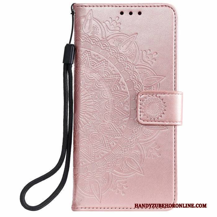 Hülle Samsung Galaxy Note20 Ultra Lederhülle Handyhüllen Rosa, Case Samsung Galaxy Note20 Ultra Schutz Karte