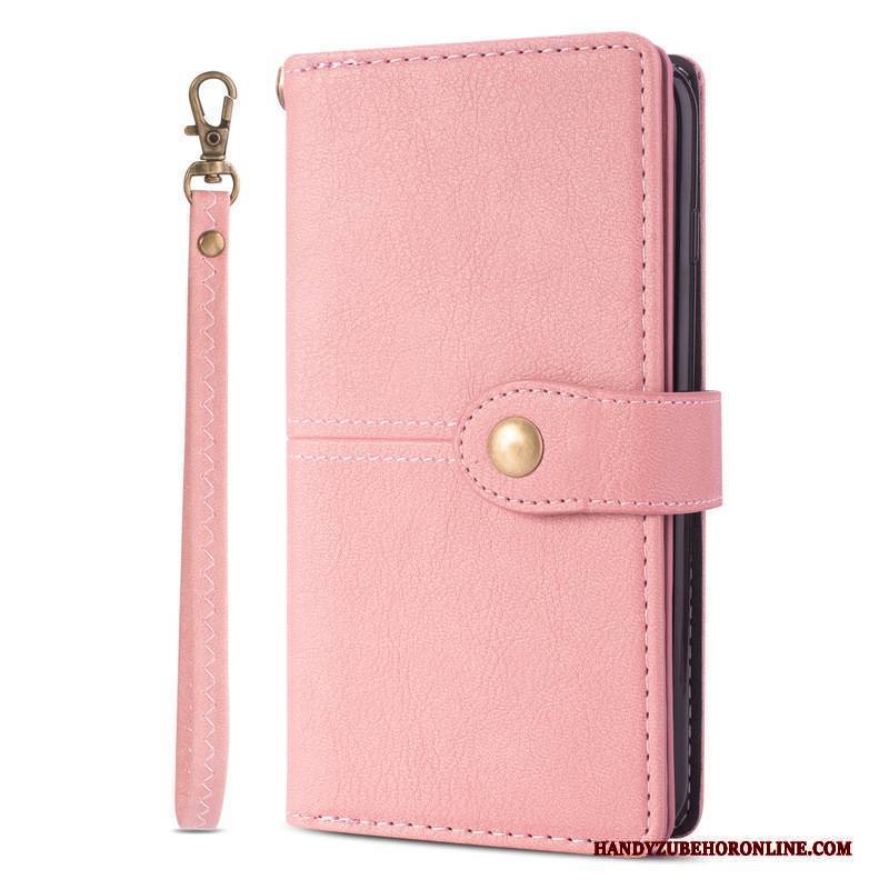 Hülle Samsung Galaxy Note20 Ultra Lederhülle Rosa Handyhüllen, Case Samsung Galaxy Note20 Ultra