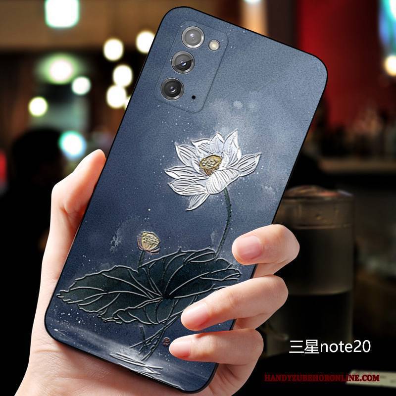 Hülle Samsung Galaxy Note20 Weiche Chinesische Art Persönlichkeit, Case Samsung Galaxy Note20 Kreativ Schlank Anti-sturz