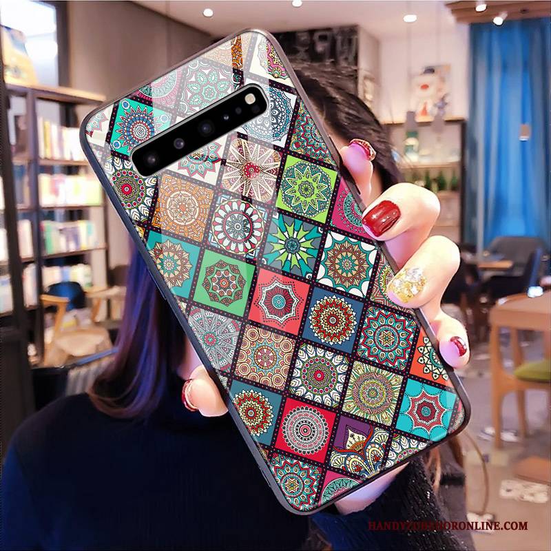 Hülle Samsung Galaxy S10 5g Kreativ Persönlichkeit Schwer, Case Samsung Galaxy S10 5g Chinesische Art Grün