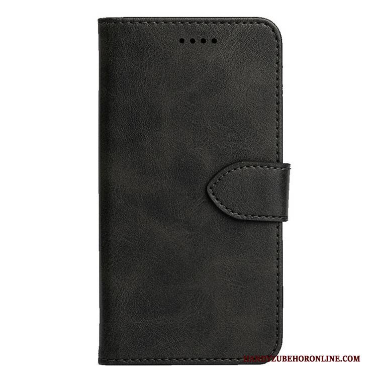 Hülle Samsung Galaxy S10 5g Leder Kuh Einfarbig, Case Samsung Galaxy S10 5g Schutz Schnalle Business