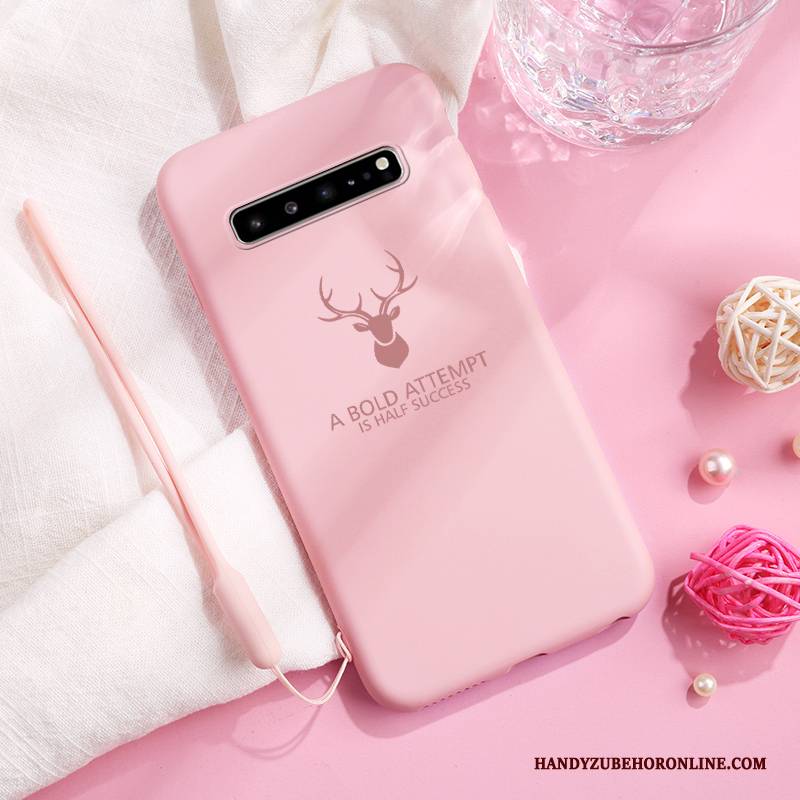 Hülle Samsung Galaxy S10 5g Schutz Trendmarke Neu, Case Samsung Galaxy S10 5g Mode Anti-sturz Rosa