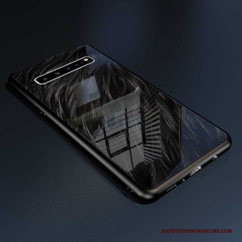 Hülle Samsung Galaxy S10 5g Silikon Angepasst Membran, Case Samsung Galaxy S10 5g Schutz Schwarz Muster