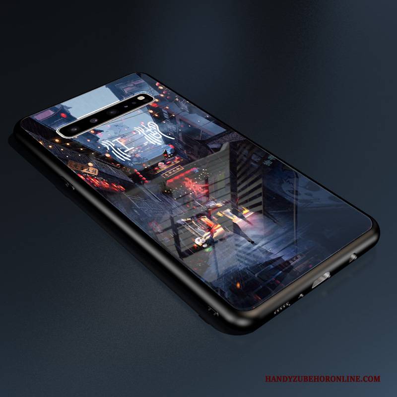 Hülle Samsung Galaxy S10 5g Silikon Angepasst Membran, Case Samsung Galaxy S10 5g Schutz Schwarz Muster