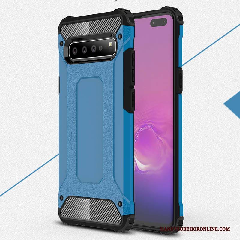 Hülle Samsung Galaxy S10 5g Silikon Anti-sturz Blau, Case Samsung Galaxy S10 5g Taschen Handyhüllen Dicke