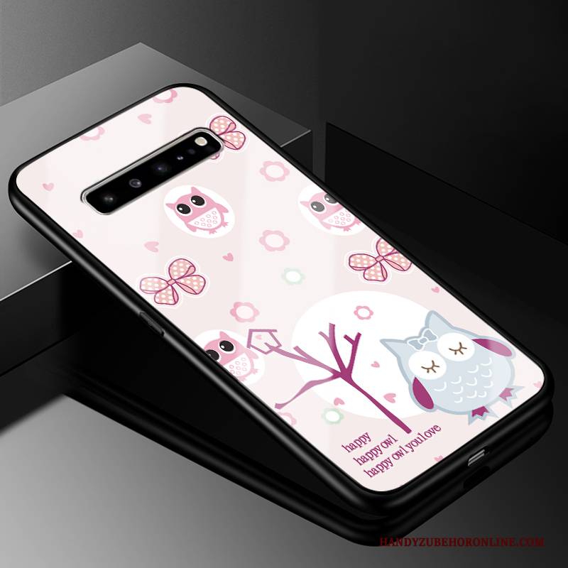 Hülle Samsung Galaxy S10 5g Silikon Glas Anti-sturz, Case Samsung Galaxy S10 5g Schutz Nette Grün