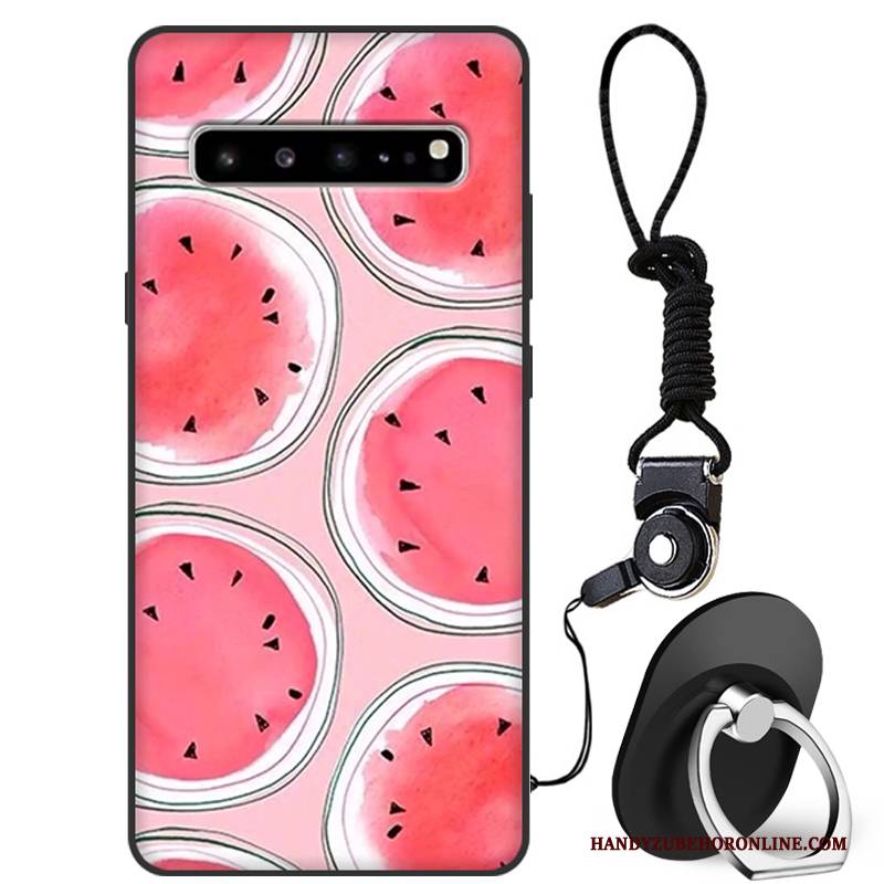 Hülle Samsung Galaxy S10 5g Taschen Anti-sturz Trendmarke, Case Samsung Galaxy S10 5g Silikon Handyhüllen Rot