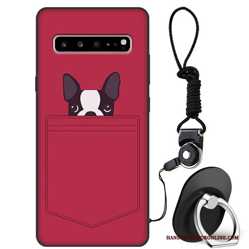 Hülle Samsung Galaxy S10 5g Taschen Anti-sturz Trendmarke, Case Samsung Galaxy S10 5g Silikon Handyhüllen Rot