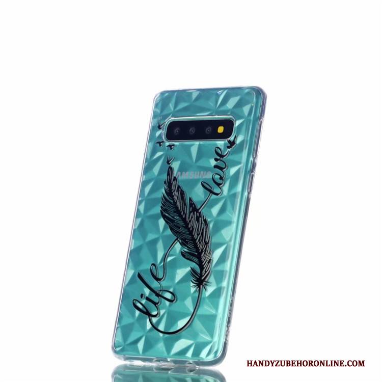 Hülle Samsung Galaxy S10 Gemalt Muster Persönlichkeit, Case Samsung Galaxy S10 Weiche Handyhüllen Transparent