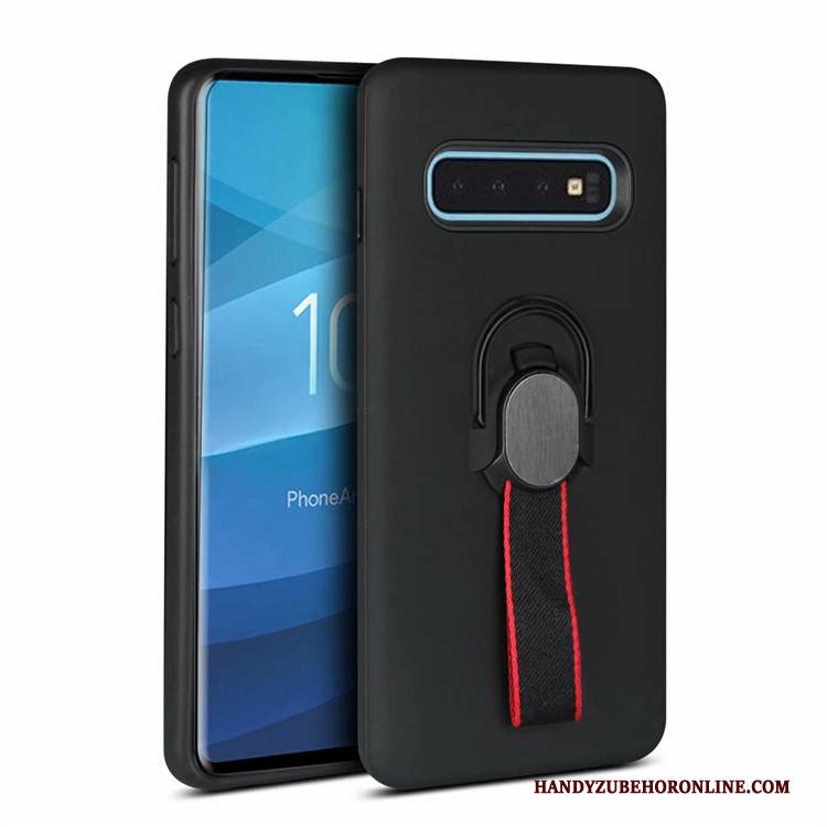 Hülle Samsung Galaxy S10+ Halterung Anti-sturz Handyhüllen, Case Samsung Galaxy S10+ Schutz An Bord Grün