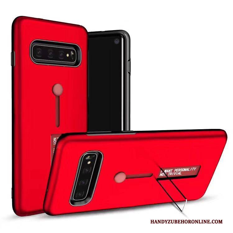 Hülle Samsung Galaxy S10 Halterung Weiß Handyhüllen, Case Samsung Galaxy S10 Schutz Ring