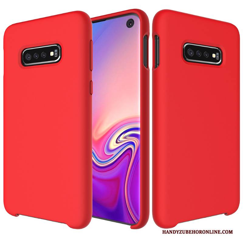 Hülle Samsung Galaxy S10 Kreativ Anti-sturz Trend, Case Samsung Galaxy S10 Silikon Handyhüllen Grün