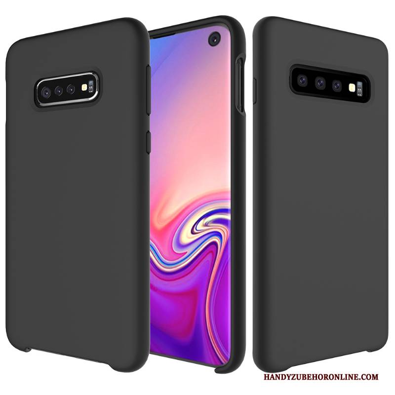 Hülle Samsung Galaxy S10 Kreativ Anti-sturz Trend, Case Samsung Galaxy S10 Silikon Handyhüllen Grün