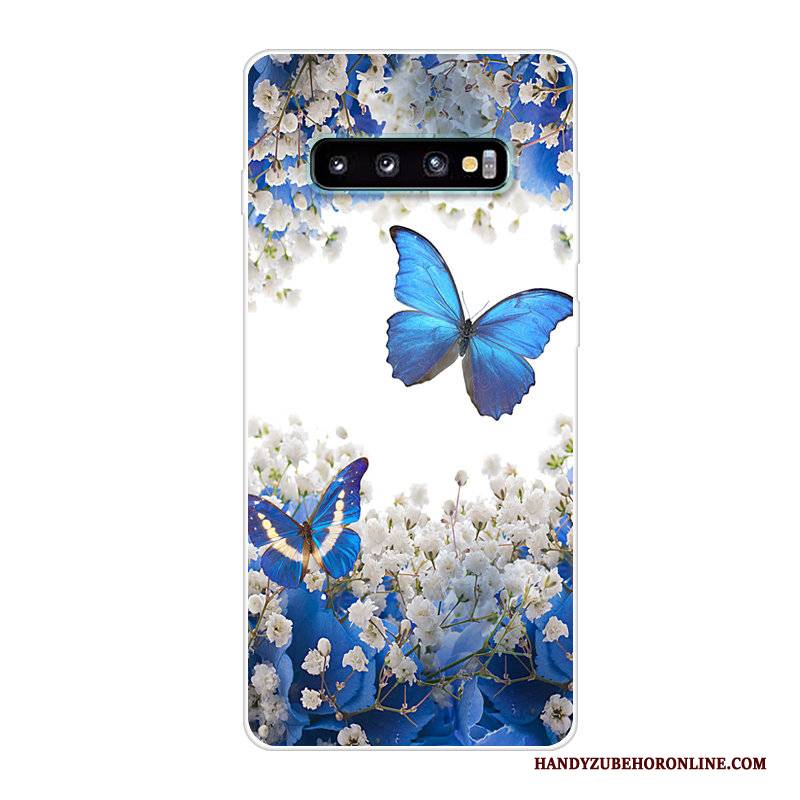 Hülle Samsung Galaxy S10 Kreativ Handyhüllen Anti-sturz, Case Samsung Galaxy S10 Silikon Rot