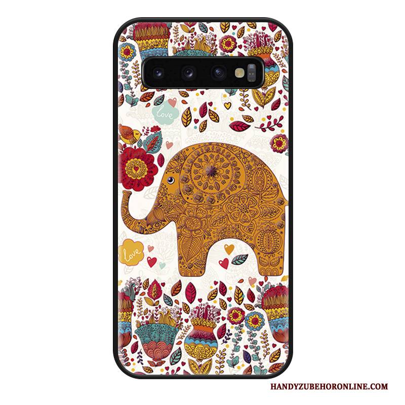 Hülle Samsung Galaxy S10 Kreativ Nette Handyhüllen, Case Samsung Galaxy S10 Silikon Trendmarke Liebhaber