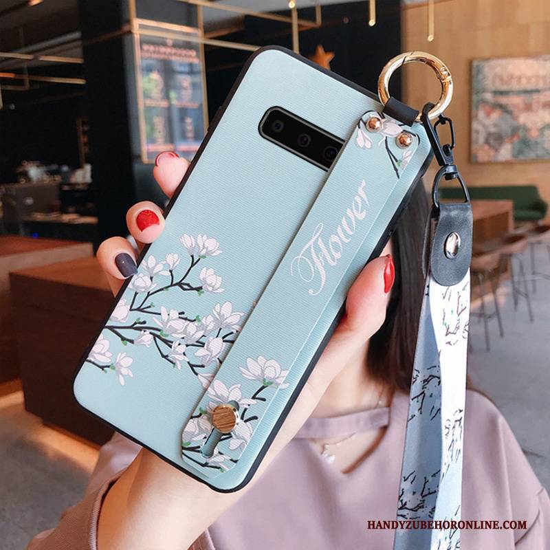 Hülle Samsung Galaxy S10 Kreativ Trendmarke Neu, Case Samsung Galaxy S10 Silikon Nubuck Anti-sturz