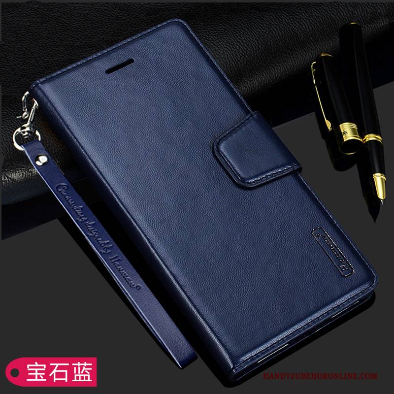 Hülle Samsung Galaxy S10+ Lederhülle Blau Trendmarke, Case Samsung Galaxy S10+ Schutz Handyhüllen