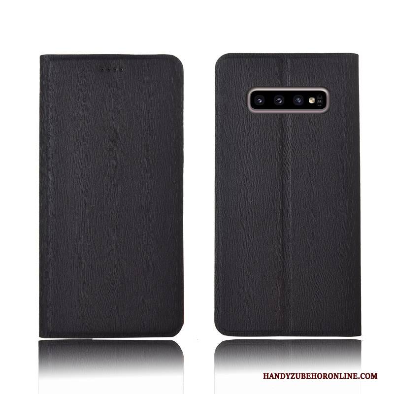 Hülle Samsung Galaxy S10 Lederhülle Neu Anti-sturz, Case Samsung Galaxy S10 Folio Handyhüllen Bäume