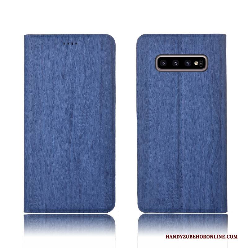 Hülle Samsung Galaxy S10 Lederhülle Neu Anti-sturz, Case Samsung Galaxy S10 Folio Handyhüllen Bäume