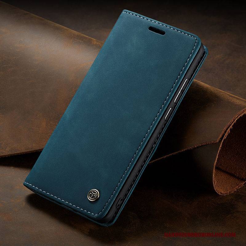 Hülle Samsung Galaxy S10 Lite Leder Grün Falten, Case Samsung Galaxy S10 Lite Lederhülle Jugend Handyhüllen