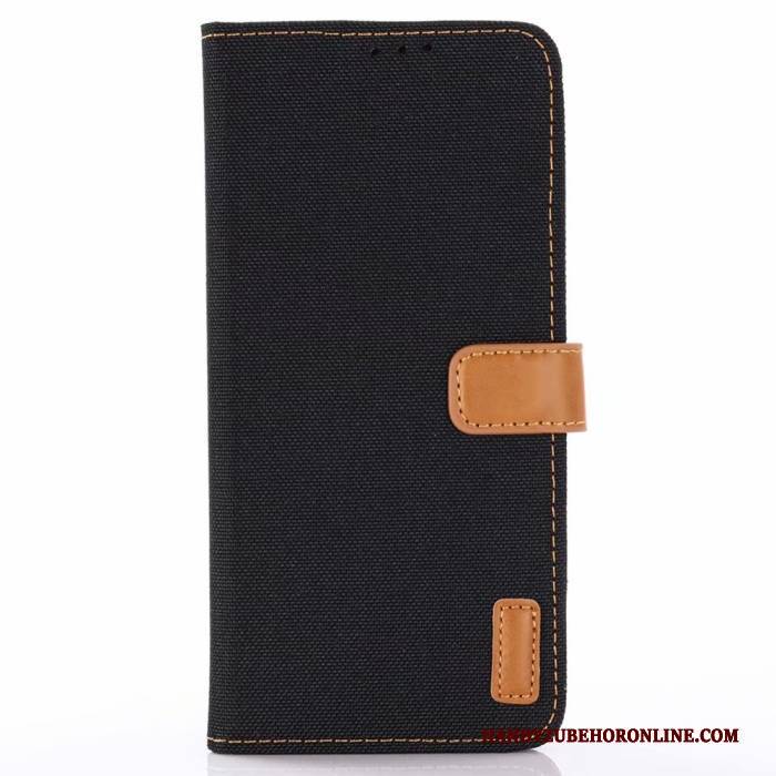 Hülle Samsung Galaxy S10 Lite Lederhülle Denim Blau, Case Samsung Galaxy S10 Lite Folio Handyhüllen