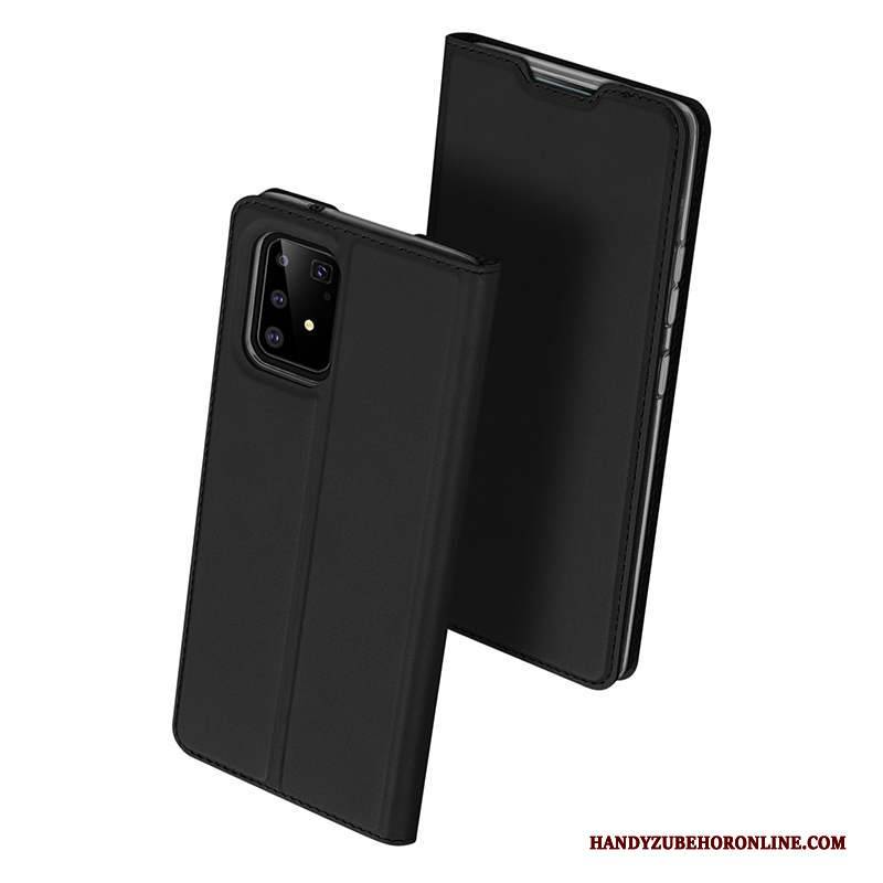 Hülle Samsung Galaxy S10 Lite Lederhülle Jugend Anti-sturz, Case Samsung Galaxy S10 Lite Folio Schlank Grün