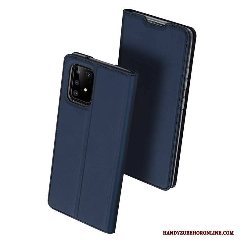 Hülle Samsung Galaxy S10 Lite Lederhülle Jugend Anti-sturz, Case Samsung Galaxy S10 Lite Folio Schlank Grün