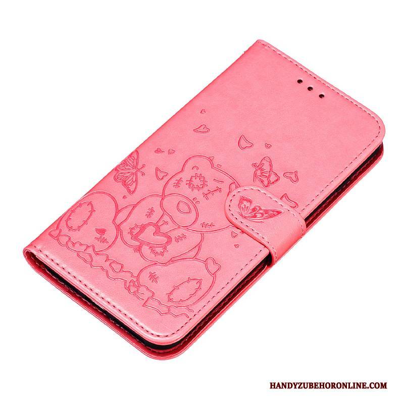 Hülle Samsung Galaxy S10 Lite Schutz Nette Rosa, Case Samsung Galaxy S10 Lite Folio Handyhüllen Anti-sturz