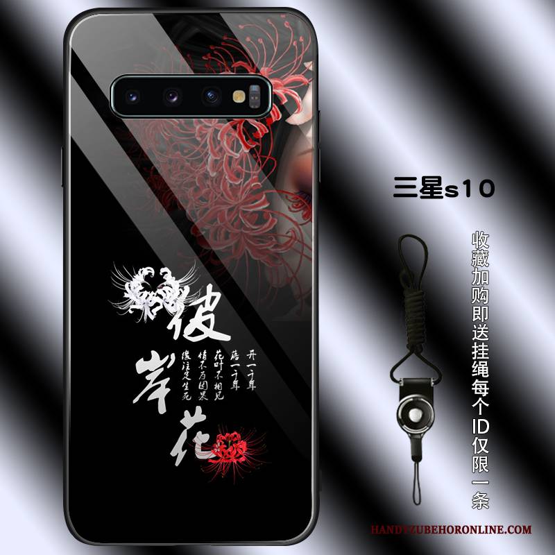 Hülle Samsung Galaxy S10 Schutz Anti-sturz Jugend, Case Samsung Galaxy S10 Taschen Fantasie Lila