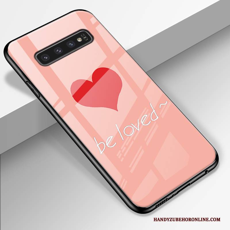 Hülle Samsung Galaxy S10+ Schutz Anti-sturz Nette, Case Samsung Galaxy S10+ Weiche Trend Glas