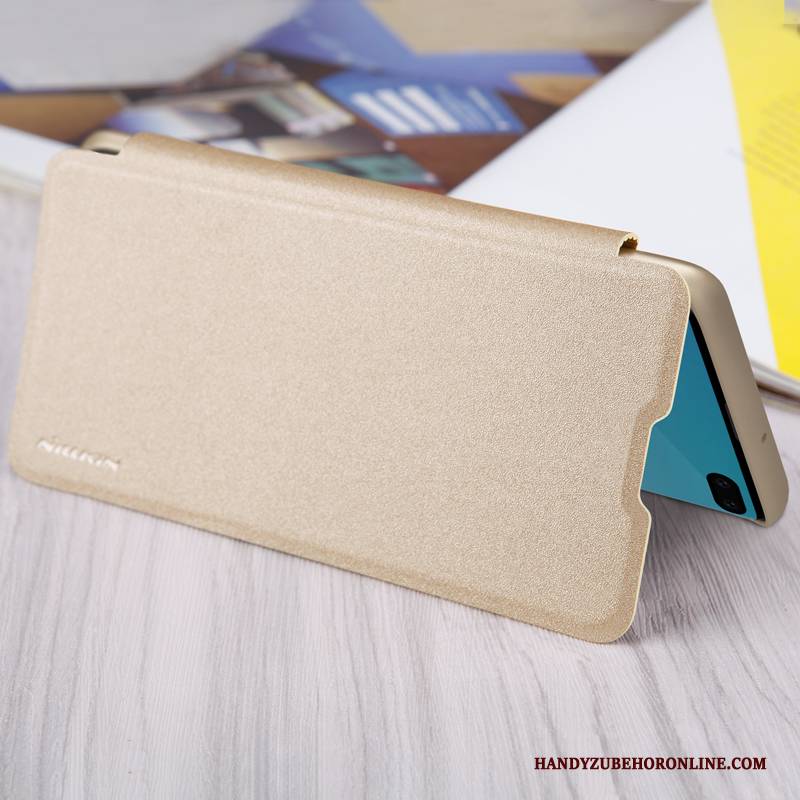 Hülle Samsung Galaxy S10+ Schutz Business Gold, Case Samsung Galaxy S10+ Lederhülle Karte